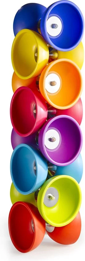 Acrobat Diabolo 105 Rubber Aluminium 12 X 10,5 Cm Roze 5 Acrobat Diabolo 105 Rubber Aluminium 12 X 10,5 Cm Roze - Afbeelding 3