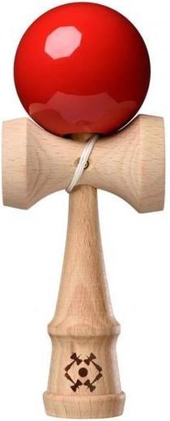 Kendama USA Tribute Super Stick - Fire Red 3 Kendama USA Tribute Super Stick - Fire Red