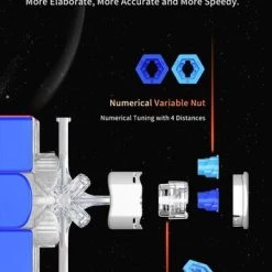 Gan 11 M Pro 3x3 - FROSTED STICKERLESS -Spellen-Voor-Volwassenen Winkel 355x840