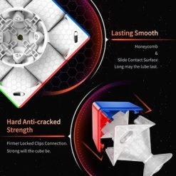 Gan 11 M Pro 3x3 - FROSTED STICKERLESS -Spellen-Voor-Volwassenen Winkel 365x840