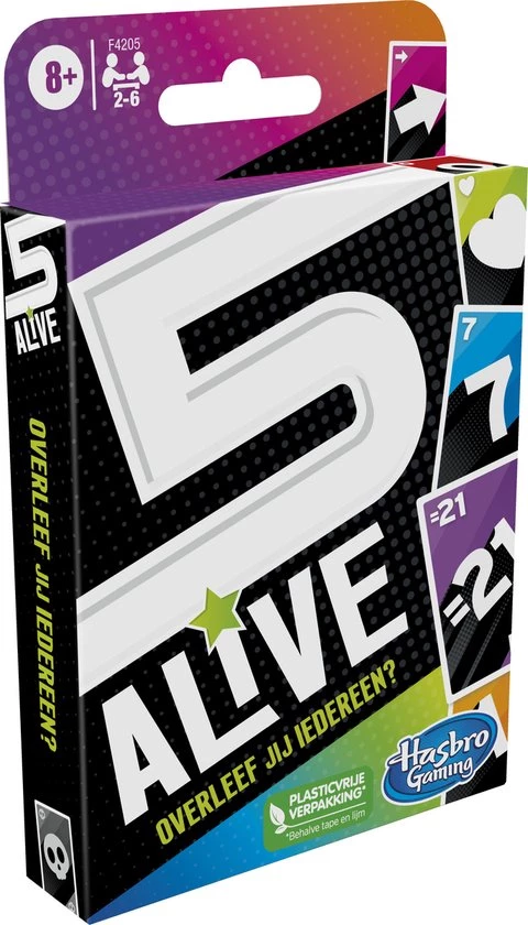 Hasbro Gaming 5 Alive - Kaartspel 7 Hasbro Gaming 5 Alive - Kaartspel - Afbeelding 5