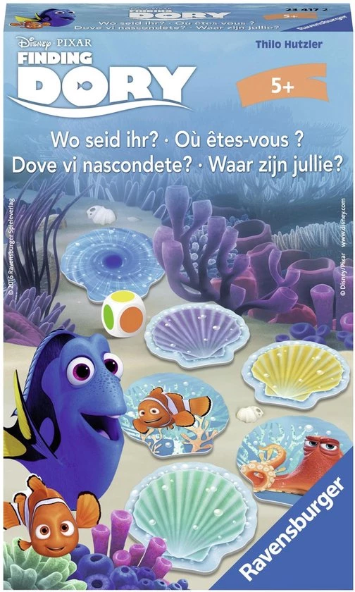 Ravensburger Disney Finding Dory Waar Zijn Jullie - Pocketspel 6 Ravensburger Disney Finding Dory Waar Zijn Jullie - Pocketspel - Afbeelding 4