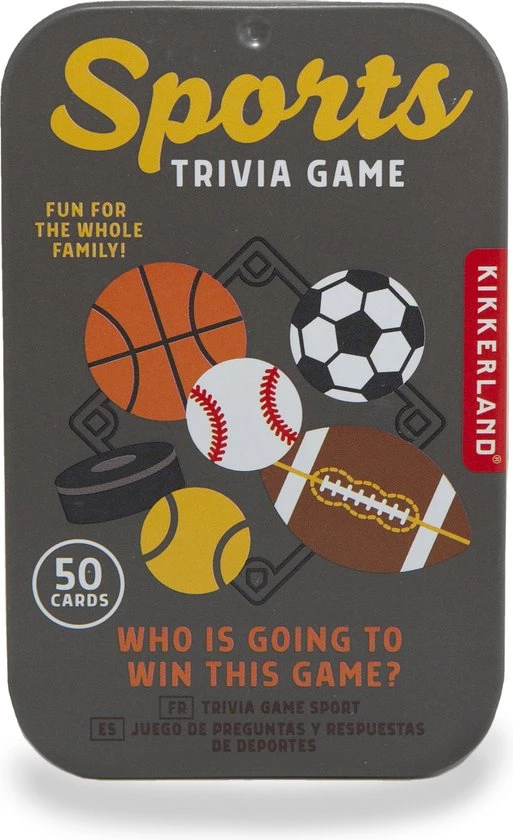 Kikkerland Kaartspel - Sports Trivia Spel 3 Kikkerland Kaartspel - Sports Trivia Spel
