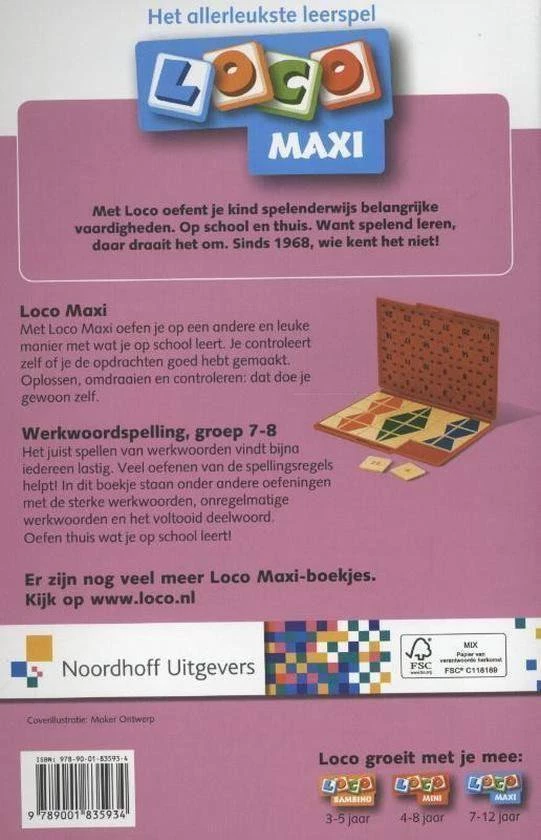 Schrijver Loco Maxi - Boekje - Werkwoordspelling - Groep 7/8 4 Schrijver Loco Maxi - Boekje - Werkwoordspelling - Groep 7/8 - Afbeelding 2