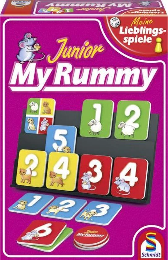 Schmidt My Rummy Junior - Kinderspel 6 Schmidt My Rummy Junior - Kinderspel - Afbeelding 4