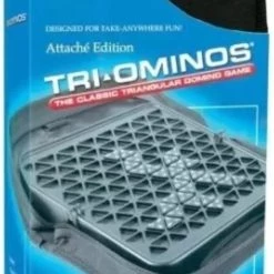 Pressman Triominos Attach Edition - Luxe Reisversie In Handige Opbergetui - Engelse Handleiding