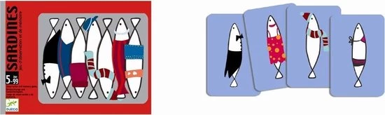 Djeco - Kaartspel - Sardines 4 Djeco - Kaartspel - Sardines - Afbeelding 2