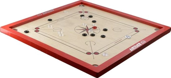 Doctor Sport Carrom - Officiele Maat - Compleet - Made In India - Bordspel Top Kwaliteit Klasse En Geweldig 3 Doctor Sport Carrom - Officiele Maat - Compleet - Made In India - Bordspel Top Kwaliteit Klasse En Geweldig