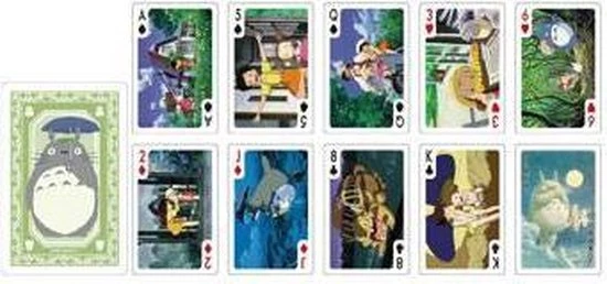 Benelic Ghibli - Totoro Movie Playing Cards 4 Benelic Ghibli - Totoro Movie Playing Cards - Afbeelding 2