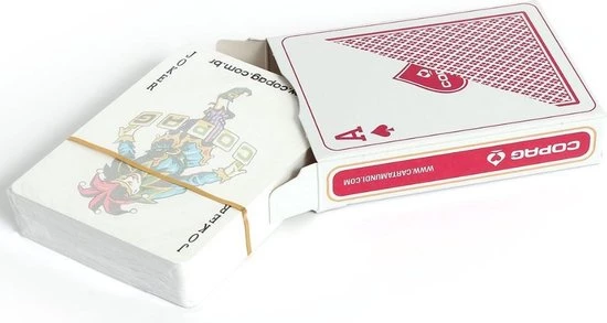 Plastic Speelkaarten Rood - Copag 7 Plastic Speelkaarten Rood - Copag - Afbeelding 5