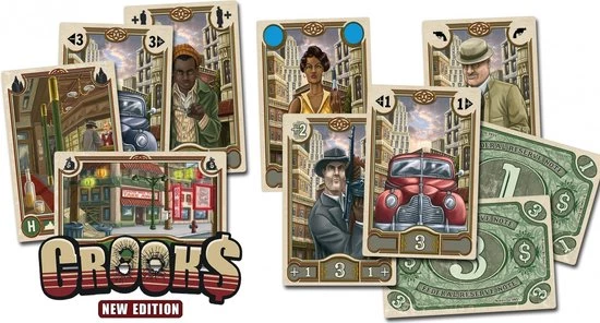 White Goblin Games Crooks - Gezelschapsspel 7 White Goblin Games Crooks - Gezelschapsspel - Afbeelding 5