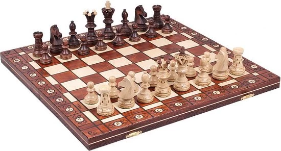 Chess The Game - Decoratief Schaakspel - GROOT Luxe Houten Schaakbord Met Decoratieve Schaakstukken - Bestseller!! 12 Chess The Game - Decoratief Schaakspel - GROOT Luxe Houten Schaakbord Met Decoratieve Schaakstukken - Bestseller!! - Afbeelding 10