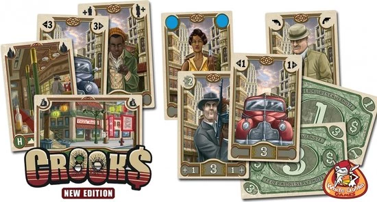 White Goblin Games Crooks - Gezelschapsspel 6 White Goblin Games Crooks - Gezelschapsspel - Afbeelding 4