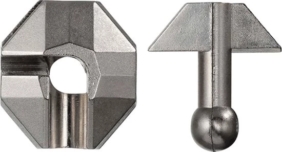 Hanayama Huzzle Breinbreker Cast Vlag Niveau 1 11,8 Cm Staal Zilver 4 Hanayama Huzzle Breinbreker Cast Vlag Niveau 1 11,8 Cm Staal Zilver - Afbeelding 2