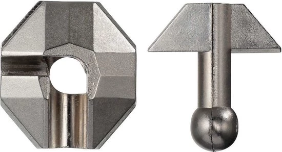 Hanayama Huzzle Breinbreker Cast Vlag Niveau 1 11,8 Cm Staal Zilver 5 Hanayama Huzzle Breinbreker Cast Vlag Niveau 1 11,8 Cm Staal Zilver - Afbeelding 3