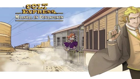 Ludonaute Colt Express - Uitbreiding 2 Marshal & Gevangenen - Bordspel 4 Ludonaute Colt Express - Uitbreiding 2 Marshal & Gevangenen - Bordspel - Afbeelding 2