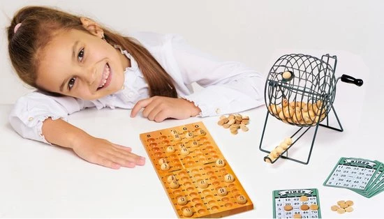 Merkloos Luxe Bingo Spel Metaal/hout Complete Set Nummers 1-75 Met Molen, 174x Bingokaarten En 2x Stiften - Bingospel - Bingo Spellen - Bingomolen Met Bingokaarten - Bingo Spelen 6 Merkloos Luxe Bingo Spel Metaal/hout Complete Set Nummers 1-75 Met Molen, 174x Bingokaarten En 2x Stiften - Bingospel - Bingo Spellen - Bingomolen Met Bingokaarten - Bingo Spelen - Afbeelding 4