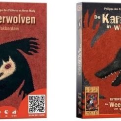999 Games Spellenbundel - Kaartspel - 2 Stuks - Weerwolven & Uitbereiding Karakters