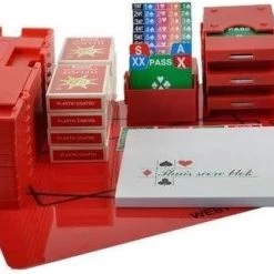 Merkloos Startpakket Bridge Inclusief Bridgeboards - Rood 9 Merkloos Startpakket Bridge Inclusief Bridgeboards - Rood -Spellen-Voor-Volwassenen Winkel 550x321 2