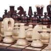 Chess The Game - Reisformaat Schaakspel - Compact Houten Schaakset - Inklapbaar - Bestseller!!