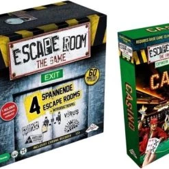 Identity Games Spellenbundel - 2 Stuks - Escape Room - The Game Basisspel & Uitbreiding Casino
