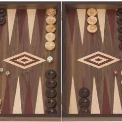 New Walnoothout Backgammon - Rode Inleg, 48 X 60 X 4 X 8 Cm 16 New Walnoothout Backgammon - Rode Inleg, 48 X 60 X 4 X 8 Cm -Spellen-Voor-Volwassenen Winkel 550x357 1