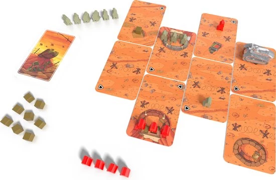 Gam'inBIZ Victory Tank - Kaartspel Voor 2 Personen - Met Tinnen Speelfiguur 6 Gam'inBIZ Victory Tank - Kaartspel Voor 2 Personen - Met Tinnen Speelfiguur - Afbeelding 4