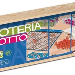 Cayro Lotto-Tombola 40 Cards With Wooden Box