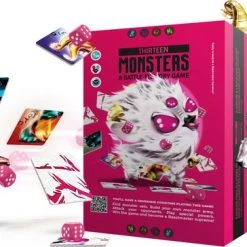 13 Monsters | Battle Memory Game | Zoek, Bouw, Vecht! | Gezelschapsspel | Nederlands + Engels