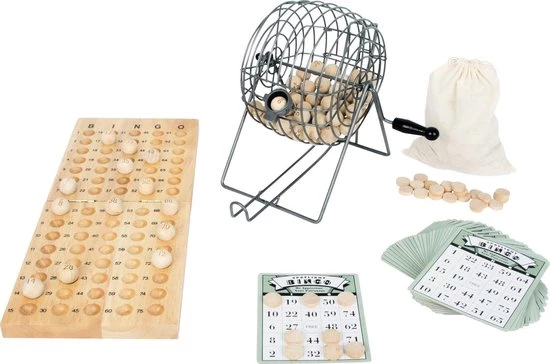 Merkloos Luxe Bingo Spel Metaal/hout Complete Set Nummers 1-75 Met Molen, 174x Bingokaarten En 2x Stiften - Bingospel - Bingo Spellen - Bingomolen Met Bingokaarten - Bingo Spelen 4 Merkloos Luxe Bingo Spel Metaal/hout Complete Set Nummers 1-75 Met Molen, 174x Bingokaarten En 2x Stiften - Bingospel - Bingo Spellen - Bingomolen Met Bingokaarten - Bingo Spelen - Afbeelding 2