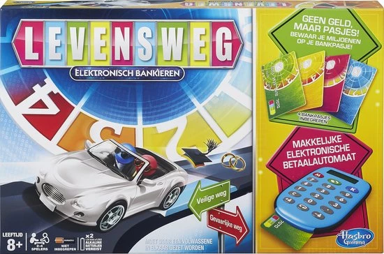 Hasbro Gaming Levensweg Elektronisch Bankieren - Bordspel 6 Hasbro Gaming Levensweg Elektronisch Bankieren - Bordspel - Afbeelding 4