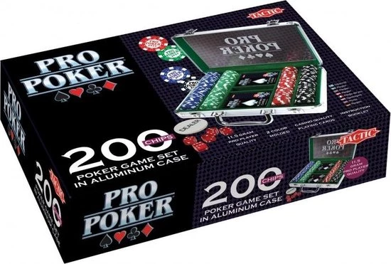 Tactic Pro Poker Case Met 200 Chips Van 11.5 Gram 6 Tactic Pro Poker Case Met 200 Chips Van 11.5 Gram - Afbeelding 4