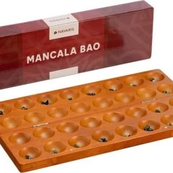 Navaris Mankala Houten Bordspel - Spel Voor Kinderen Vanaf 6 Jaar - Kalaha Strategiespel Voor Twee Spelers - 44 X 25 X 2 Cm -Spellen-Voor-Volwassenen Winkel 550x373 3