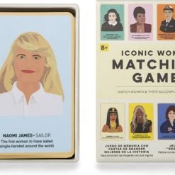 Kikkerland Iconic Women Matching Game - Memory Spel - Spel Voor Onderweg