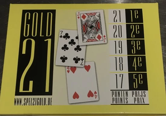 Spellen Spel 21 , 1000 Tickets , Spel 21 Tombolaloten 6 Spellen Spel 21 , 1000 Tickets , Spel 21 Tombolaloten - Afbeelding 4