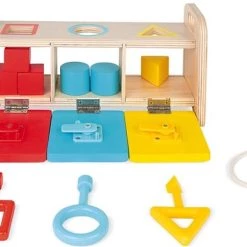 Janod Essential - Vormensorteerder Met Sleutels 17 Janod Essential - Vormensorteerder Met Sleutels -Spellen-Voor-Volwassenen Winkel 550x387