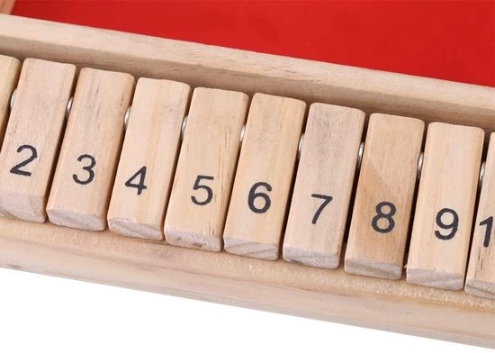 Deluxe HB Sluit De Doos - Zinaps Sluit De Doos Educational Numeracy Vaardigheden Game Gift Houten Nummer Bord Kinderen Vroege Onderwijs Traditionele Sluit Het Box-spel Voor 4 Spelers Digital Flop Game- (WK 02127) 11 Deluxe HB Sluit De Doos - Zinaps Sluit De Doos Educational Numeracy Vaardigheden Game Gift Houten Nummer Bord Kinderen Vroege Onderwijs Traditionele Sluit Het Box-spel Voor 4 Spelers Digital Flop Game- (WK 02127) - Afbeelding 9