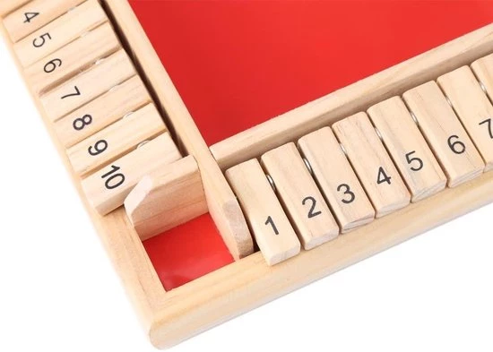 Deluxe HB Sluit De Doos - Zinaps Sluit De Doos Educational Numeracy Vaardigheden Game Gift Houten Nummer Bord Kinderen Vroege Onderwijs Traditionele Sluit Het Box-spel Voor 4 Spelers Digital Flop Game- (WK 02127) 7 Deluxe HB Sluit De Doos - Zinaps Sluit De Doos Educational Numeracy Vaardigheden Game Gift Houten Nummer Bord Kinderen Vroege Onderwijs Traditionele Sluit Het Box-spel Voor 4 Spelers Digital Flop Game- (WK 02127) - Afbeelding 5