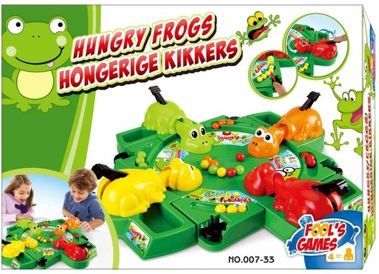 Merkloos Spel Fool's Games Hongerige Kikkers 3 Merkloos Spel Fool's Games Hongerige Kikkers