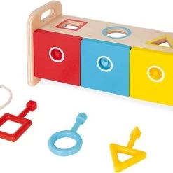 Janod Essential - Vormensorteerder Met Sleutels 14 Janod Essential - Vormensorteerder Met Sleutels -Spellen-Voor-Volwassenen Winkel 550x401 4