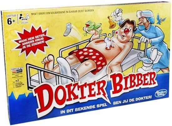 Hasbro Spellenbundel - 2 Stuks - Dokter Bibber & Jenga 4 Hasbro Spellenbundel - 2 Stuks - Dokter Bibber & Jenga - Afbeelding 2
