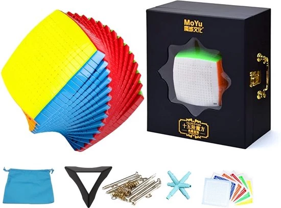 MoYu 15x15 SpeedCube - Stickerless - Draai Kubus Puzzel - Magic Cube - Gratis Verzending 3 MoYu 15x15 SpeedCube - Stickerless - Draai Kubus Puzzel - Magic Cube - Gratis Verzending