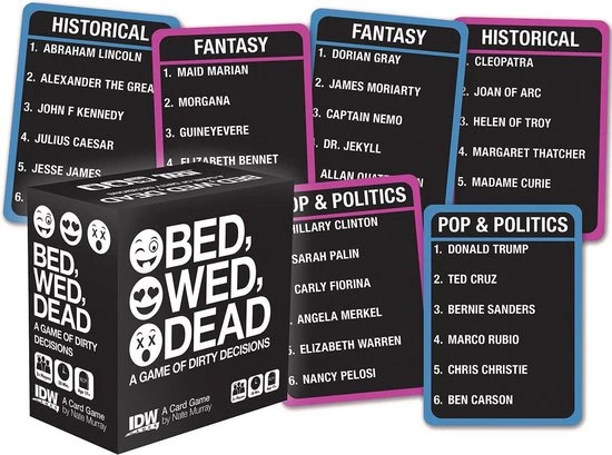 Kickstarter Bed, Wed, Dead A Game Of Dirty Decisions Card Game 5 Kickstarter Bed, Wed, Dead A Game Of Dirty Decisions Card Game - Afbeelding 3