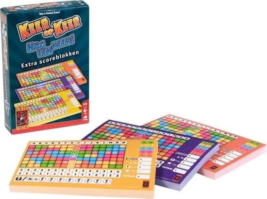 Merkloos Spellenset - 2 Stuks - Keer Op Keer - Dobbelspel & Scoreblok 3 Stuks Level 2, 3 En 4 9 Merkloos Spellenset - 2 Stuks - Keer Op Keer - Dobbelspel & Scoreblok 3 Stuks Level 2, 3 En 4 - Afbeelding 7