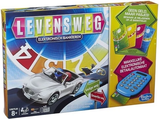 Hasbro Spellenbundel - 3 Stuks - Jenga & Levensweg Elektronisch Bankieren & Cluedo 7 Hasbro Spellenbundel - 3 Stuks - Jenga & Levensweg Elektronisch Bankieren & Cluedo - Afbeelding 5