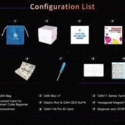 Gan 11 M Pro 3x3 - FROSTED STICKERLESS -Spellen-Voor-Volwassenen Winkel 550x419 2