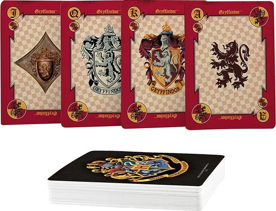 Aquarius Harry Potter Speelkaarten Crests Multicolours 4 Aquarius Harry Potter Speelkaarten Crests Multicolours - Afbeelding 2