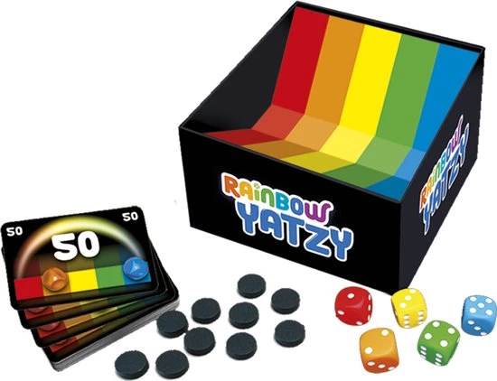 Tactic Dobbelspel Rainbow Yatzy Junior 12,4 X 8 Cm 4 Tactic Dobbelspel Rainbow Yatzy Junior 12,4 X 8 Cm - Afbeelding 2