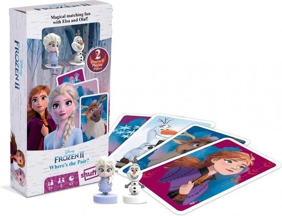Shuffle Frozen 2 Kaartspel - 2 Mini-figuurtjes (Elsa En Olaf) 8 Shuffle Frozen 2 Kaartspel - 2 Mini-figuurtjes (Elsa En Olaf) - Afbeelding 6