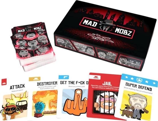 Mad Party Games MadMobz Gezelschapsspel 5 Mad Party Games MadMobz Gezelschapsspel - Afbeelding 3